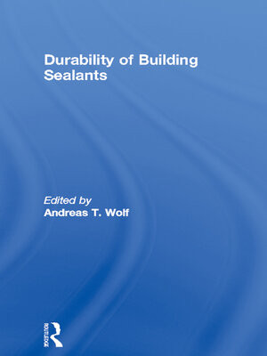 cover image of Durability of Building Sealants